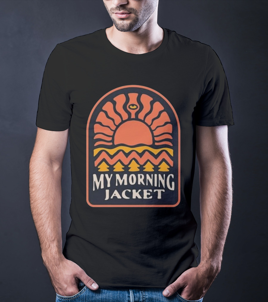 My Morning Jacket Sunrise Waves Solar Flare T-Shirt