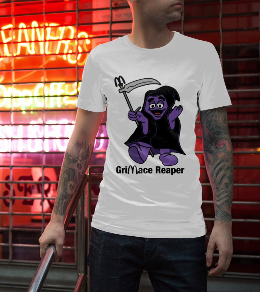 Grimace Reaper Grimace McDonald’s Crossover T-Shirt