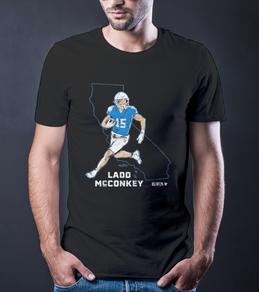 Ladd McConkey NFLPA California Football Star T-Shirt