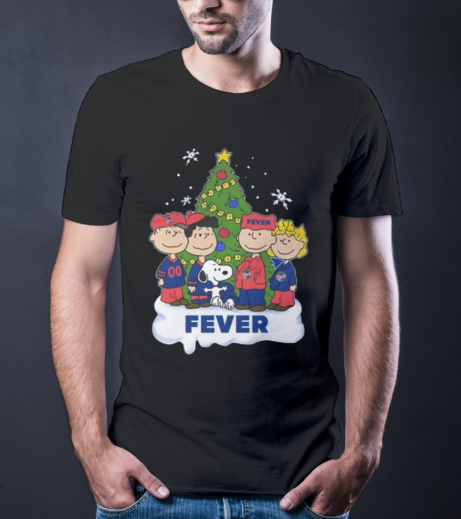 Snoopy And Friends Fever Christmas Tree Celebration T-Shirt
