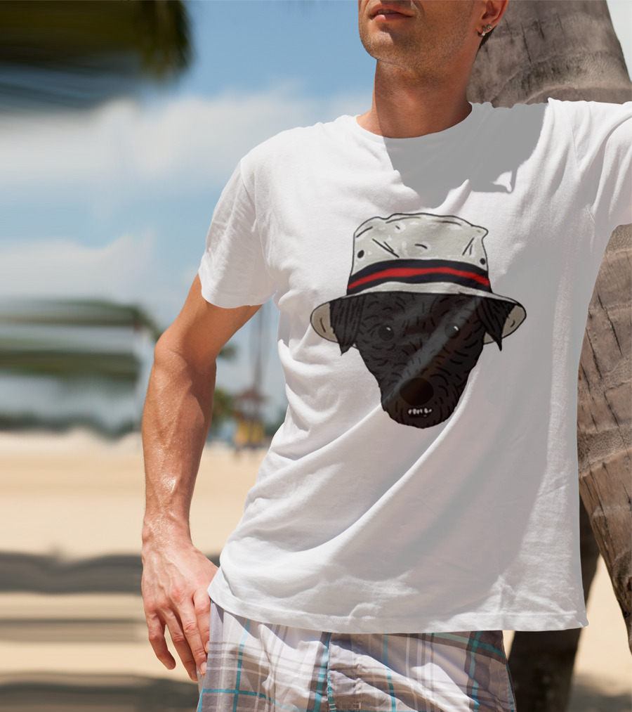 Mortimer And Whitehouse Gone Fishing Dog In Bucket Hat T-Shirt