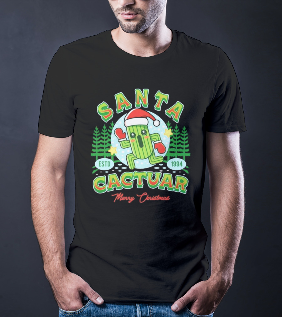 Santa Cactuar Merry Christmas ESTD 1994 T-Shirt