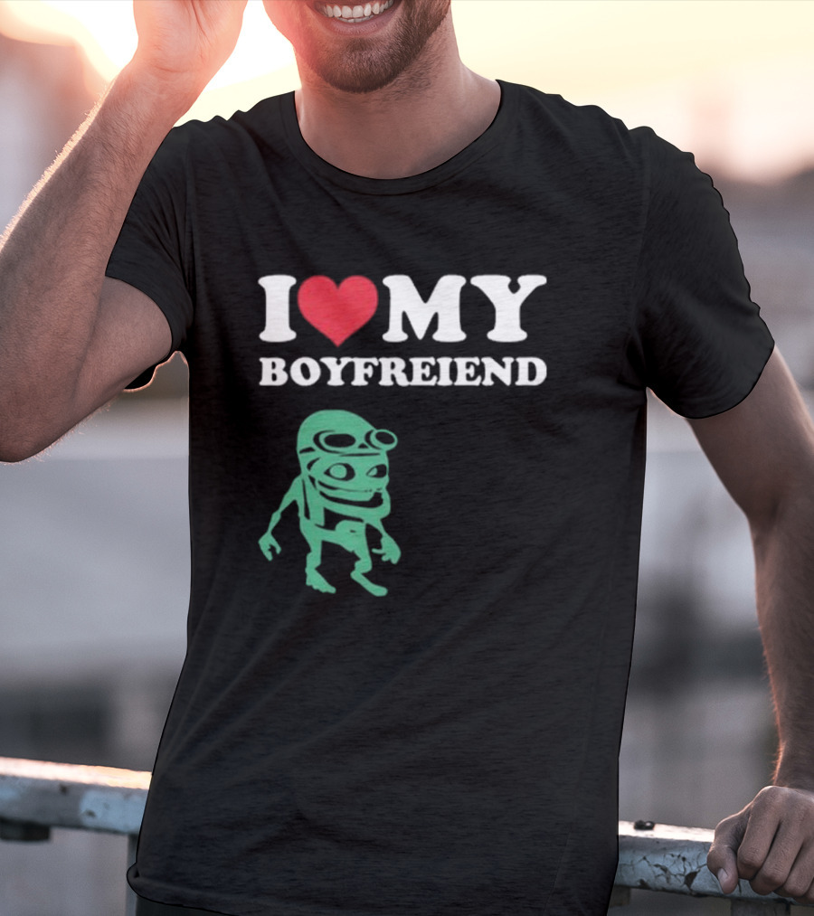 I Love My Boyfriend Crazy Frog Joey Valence T-Shirt