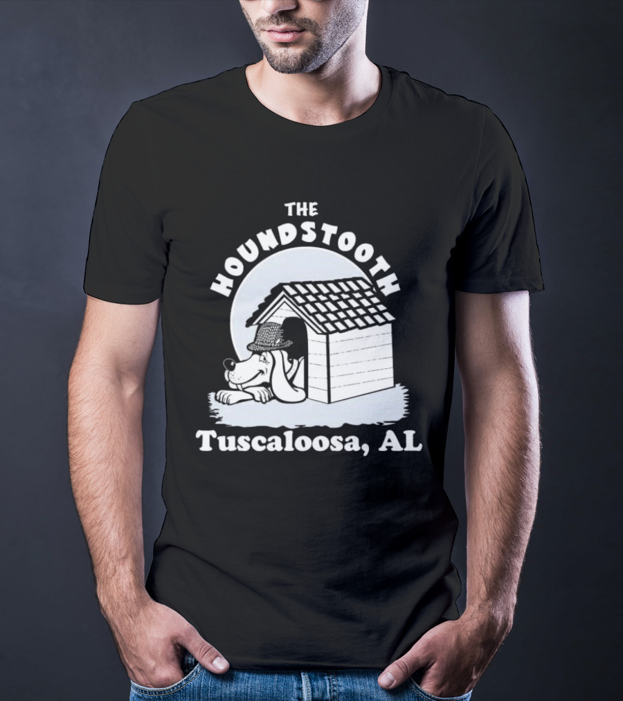 The Houndstooth Hound Doghouse Tuscaloosa AL T-Shirt
