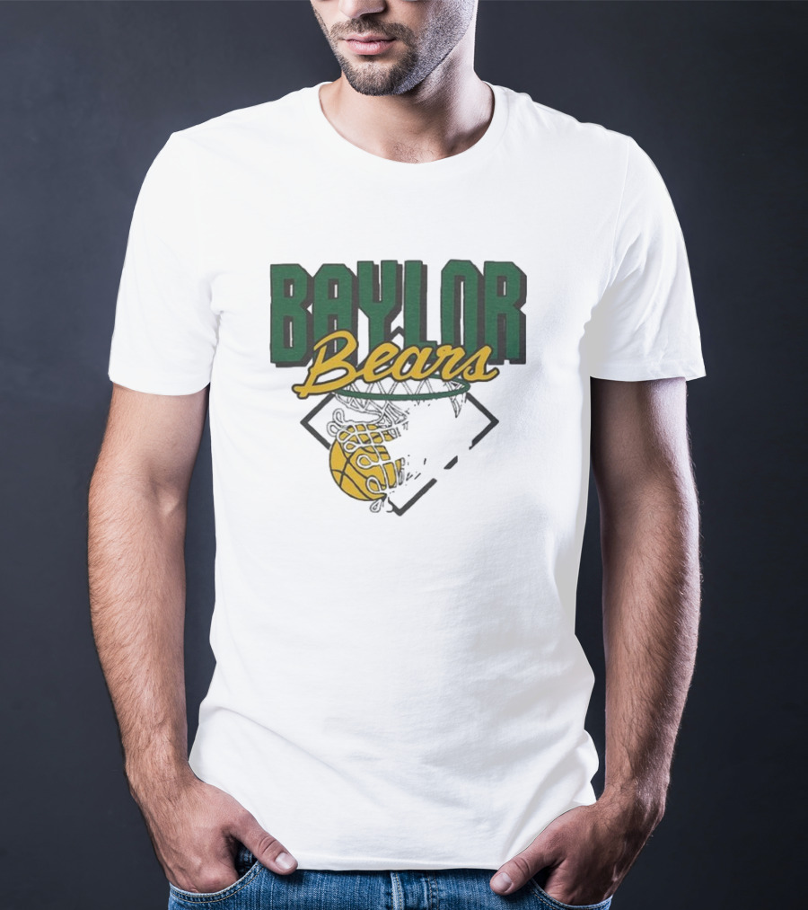 Baylor Bears Basketball Nothing But Net T-Shirt