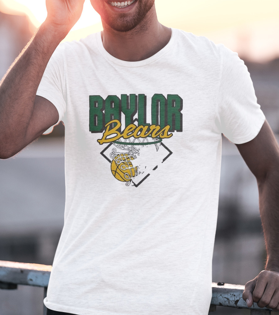 Baylor Bears Basketball Nothing But Net T-Shirt