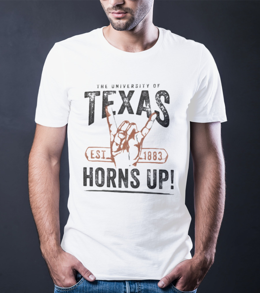 The University Of Texas Horns Up Est 1883 T-Shirt