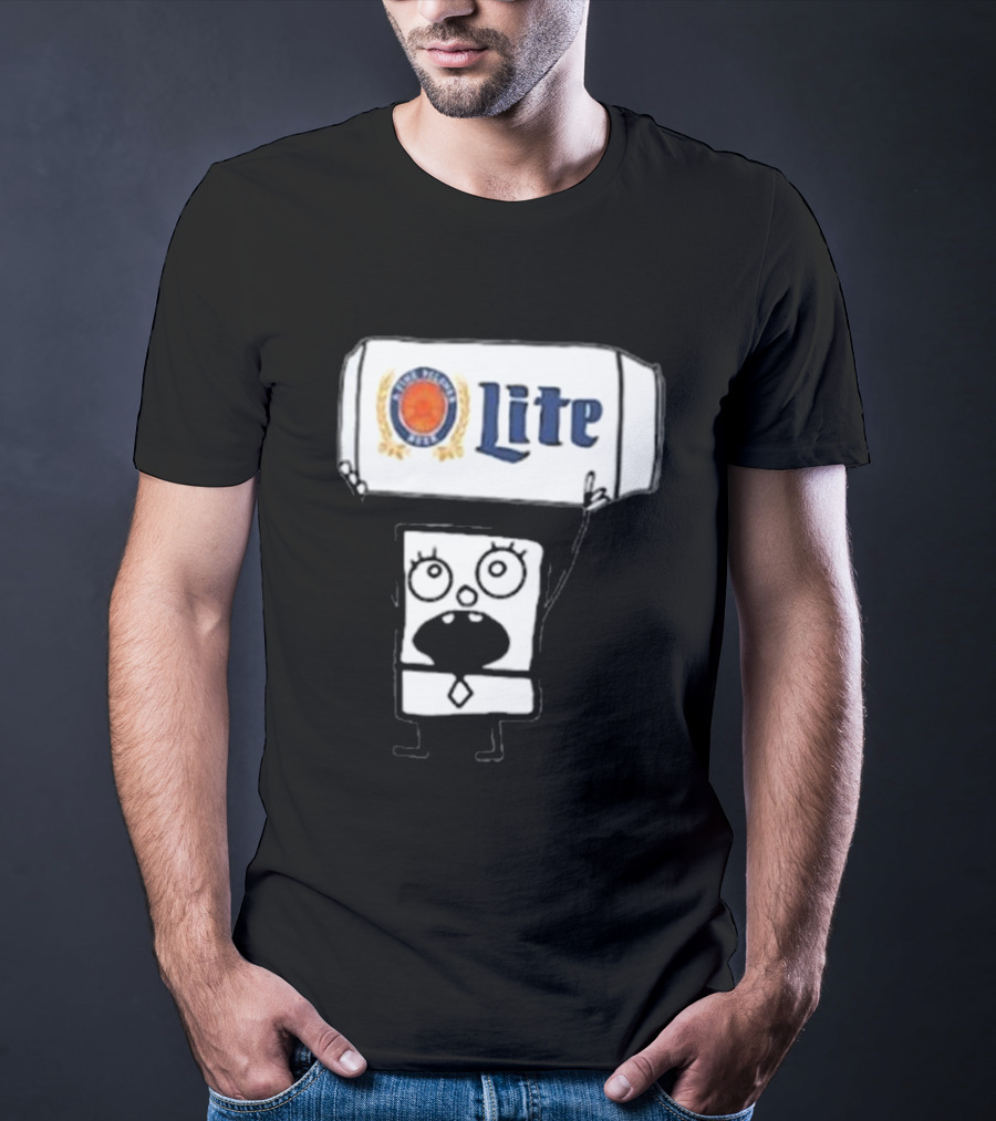 Doodlebob Miller Lite Beer T-Shirt