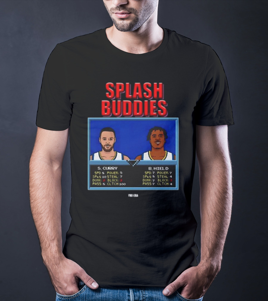 Dope Era Splash Buddies S. Curry B. Hield Retro Game T-Shirt