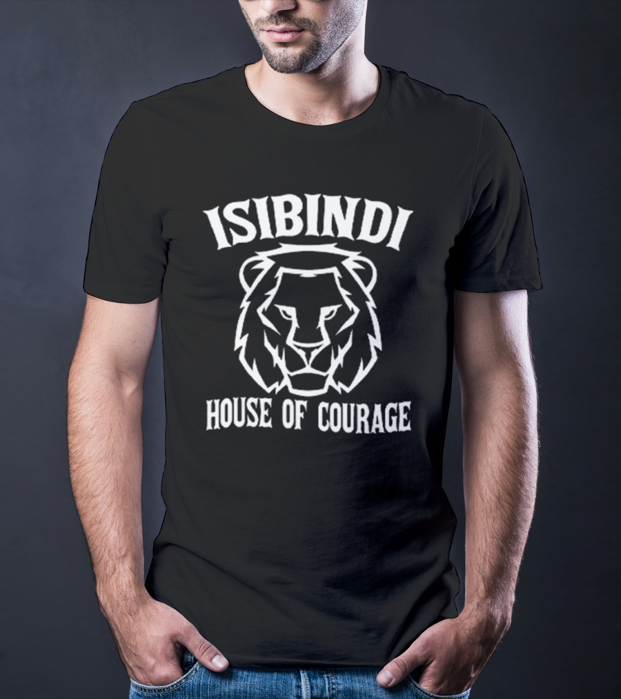 Isibindi House Of Courage Lion Head Emblem T-Shirt