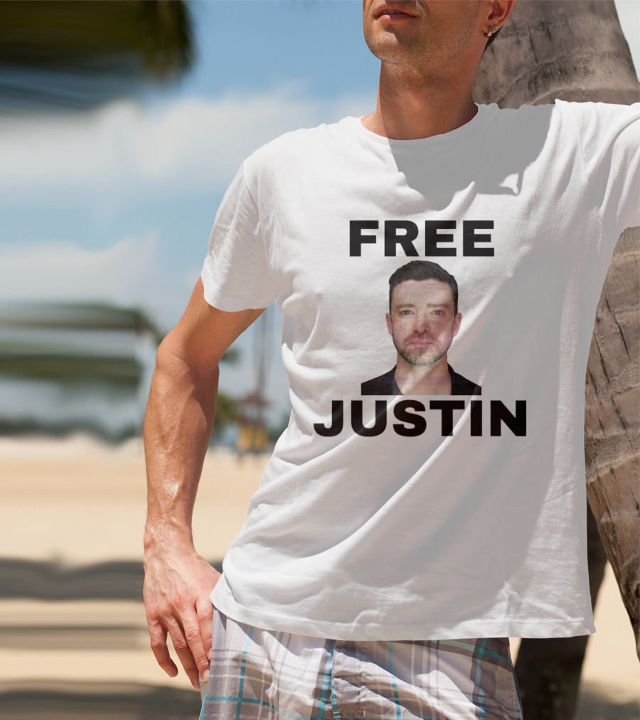 FREE JUSTIN TIMBERLAKE SHOT MUGSHOT T-Shirt