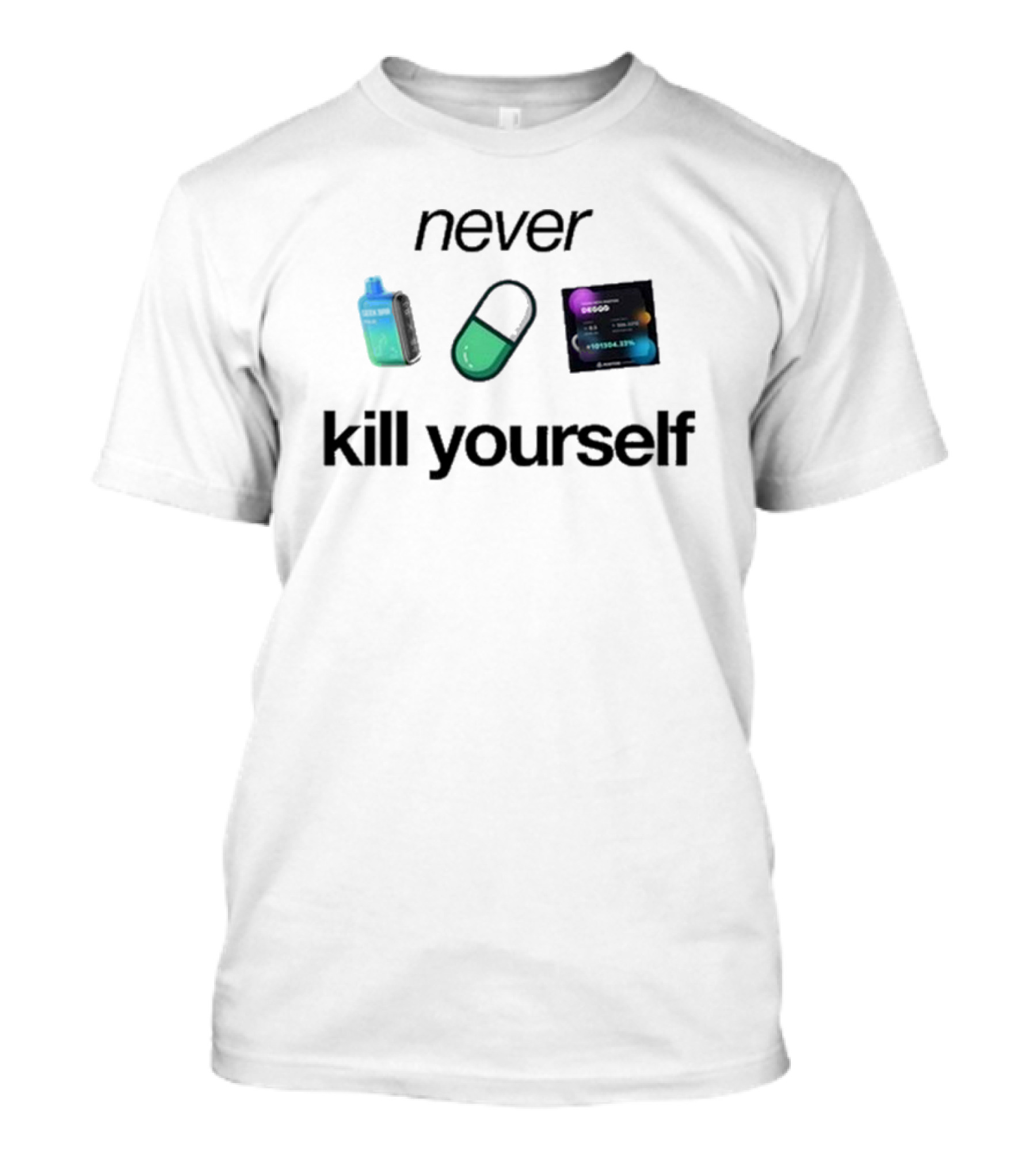 Ogshoots Never Kill Yourself Vape And Capsule Concept T-Shirt