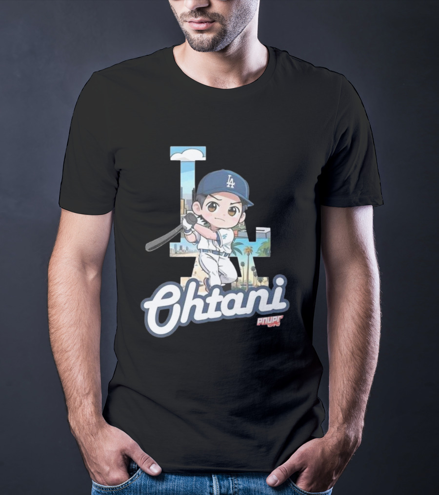 Chibi Shohei Ohtani LA Dodgers Ohtani Pnuppr T-Shirt