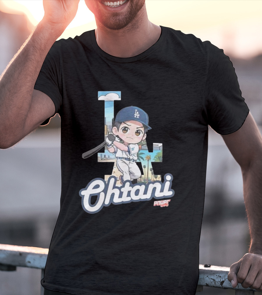 Chibi Shohei Ohtani LA Dodgers Ohtani Pnuppr T-Shirt