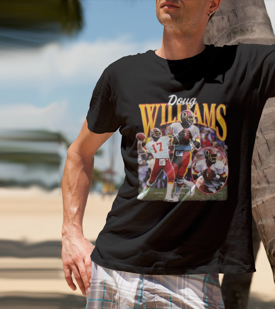 Doug Williams Football Legend NFL Quarterback Redskins T-Shirt