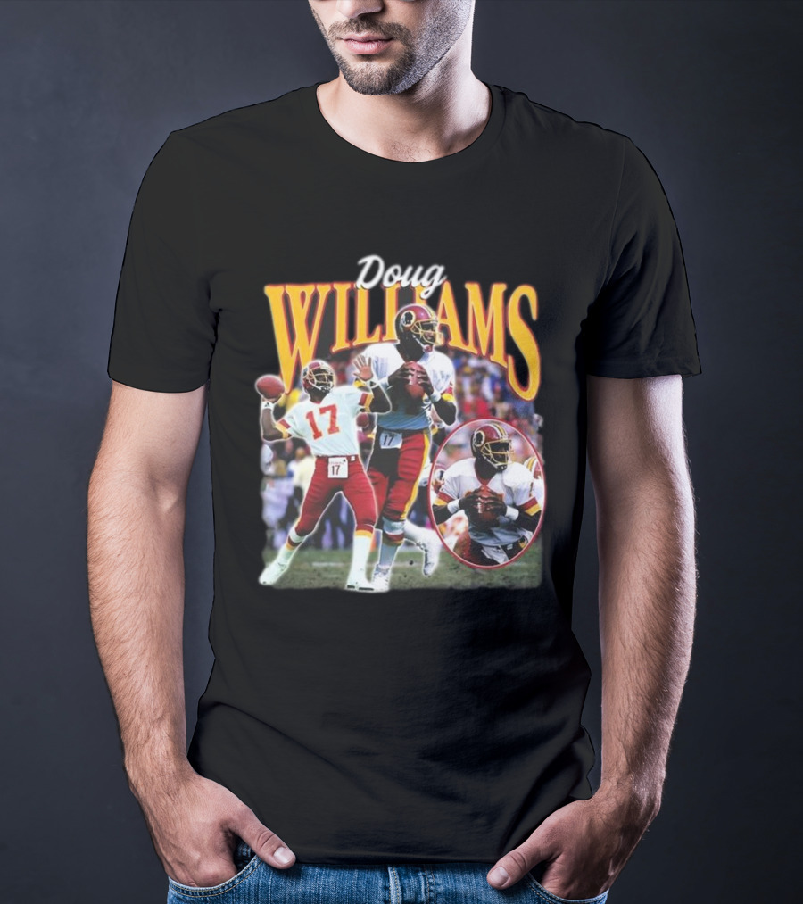 Doug Williams Football Legend NFL Quarterback Redskins T-Shirt