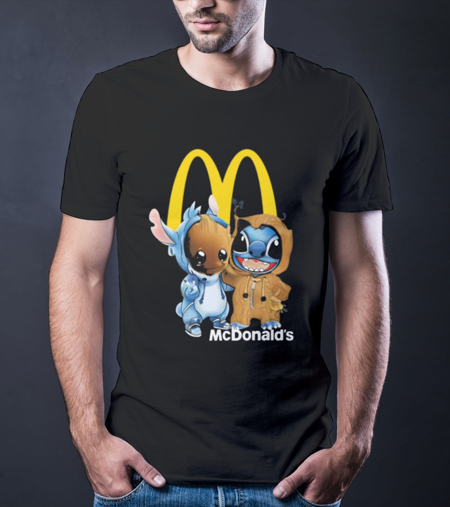 Groot Stitch McDonald’s Crossover T-Shirt
