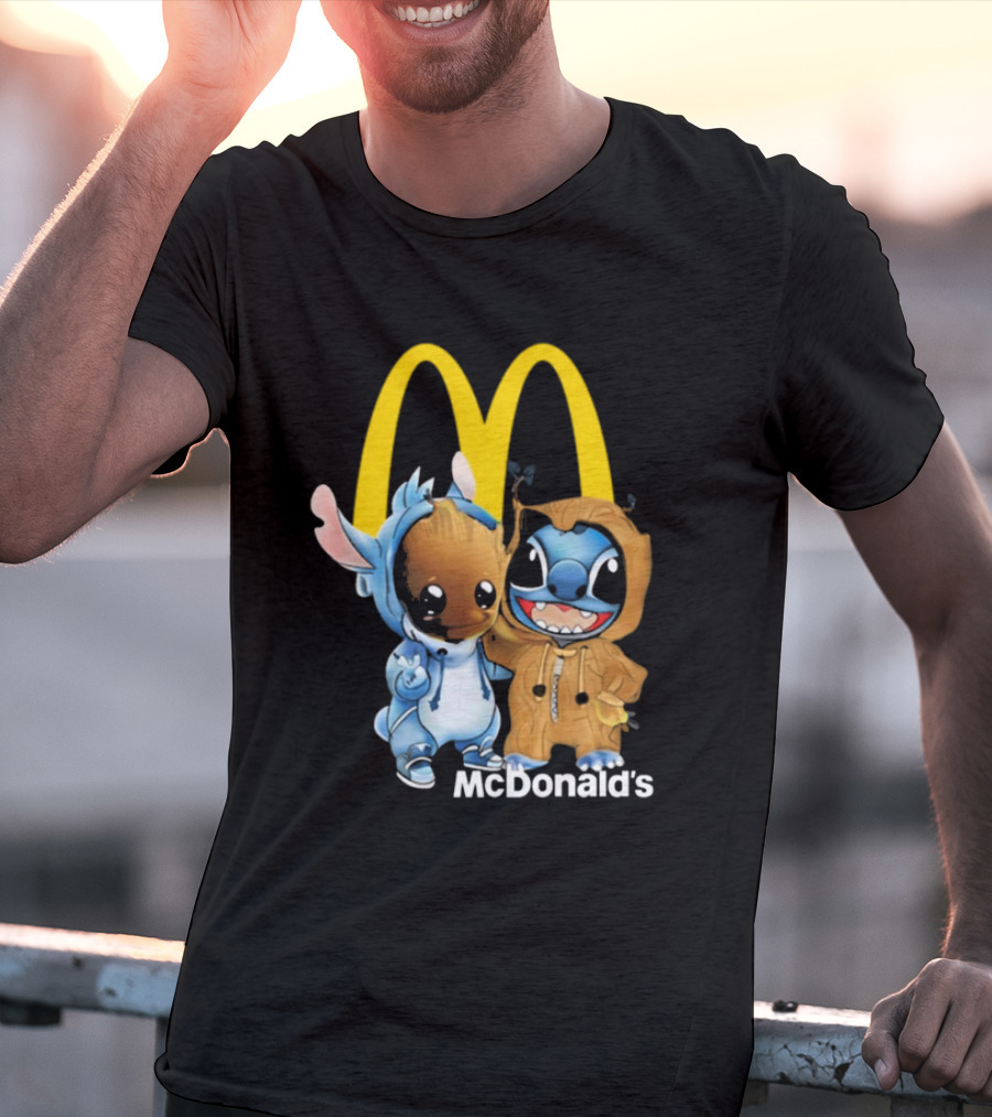 Groot Stitch McDonald’s Crossover T-Shirt