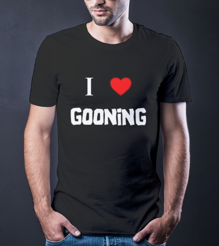 I Love Gooning Vegetable Chopping Channel T-Shirt