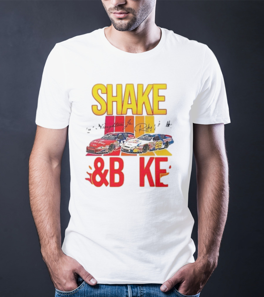 SHAKE And BAKE NASCAR Racing Talladega Nights Ricky Bobby T-Shirt