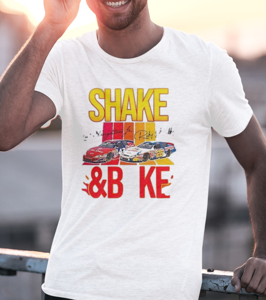 SHAKE And BAKE NASCAR Racing Talladega Nights Ricky Bobby T-Shirt