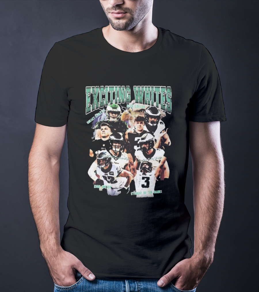 Exciting Whites Reed Blankenship Cooper Dejean Blue Collar Philadelphia Eagles Student Of The Game T-Shirt