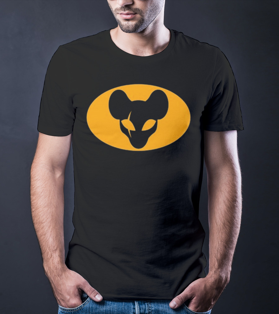 Mythical Sausage Ratman Bat-Inspired Emblem T-Shirt