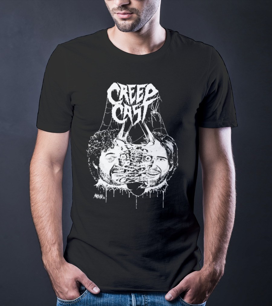 Creep Cast Webbed Faces Papa Meat T-Shirt