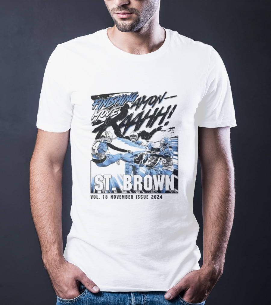 FINISHING MOVE AMON-R-AAHHH ST. BROWN VOL. 18 NOVEMBER ISSUE T-Shirt