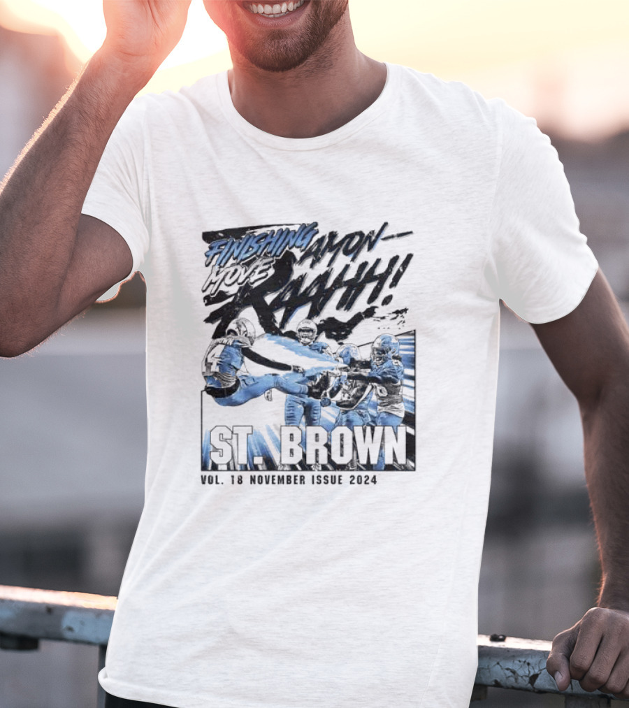 FINISHING MOVE AMON-R-AAHHH ST. BROWN VOL. 18 NOVEMBER ISSUE T-Shirt