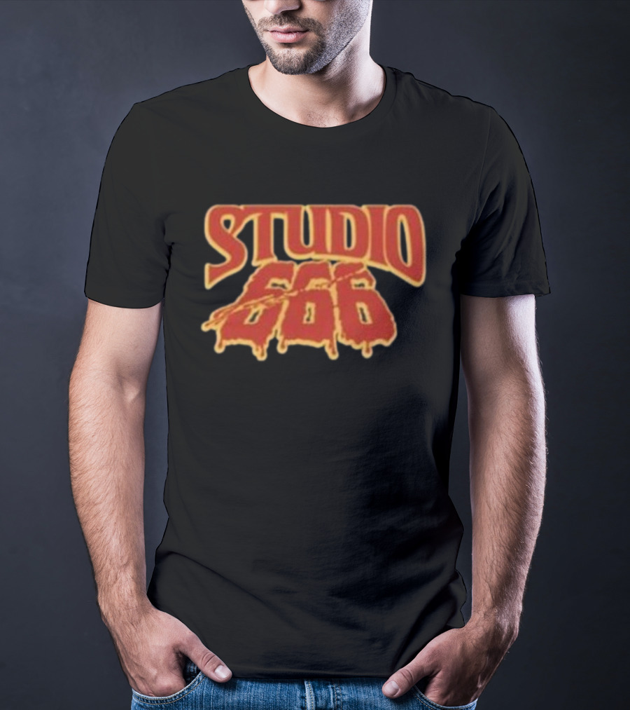 Studio 666 Foo Fighters Iconic Dripping Horror Text T-Shirt