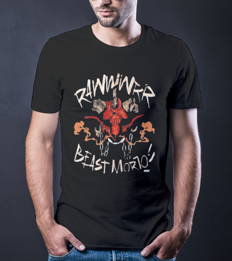 RAWWWRR Beast Mortos Skeleton Chains T-Shirt