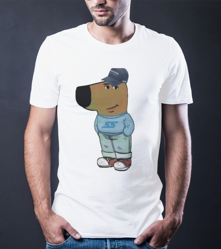 Williams Racing 55 Chill Guy Dog Hat T-Shirt