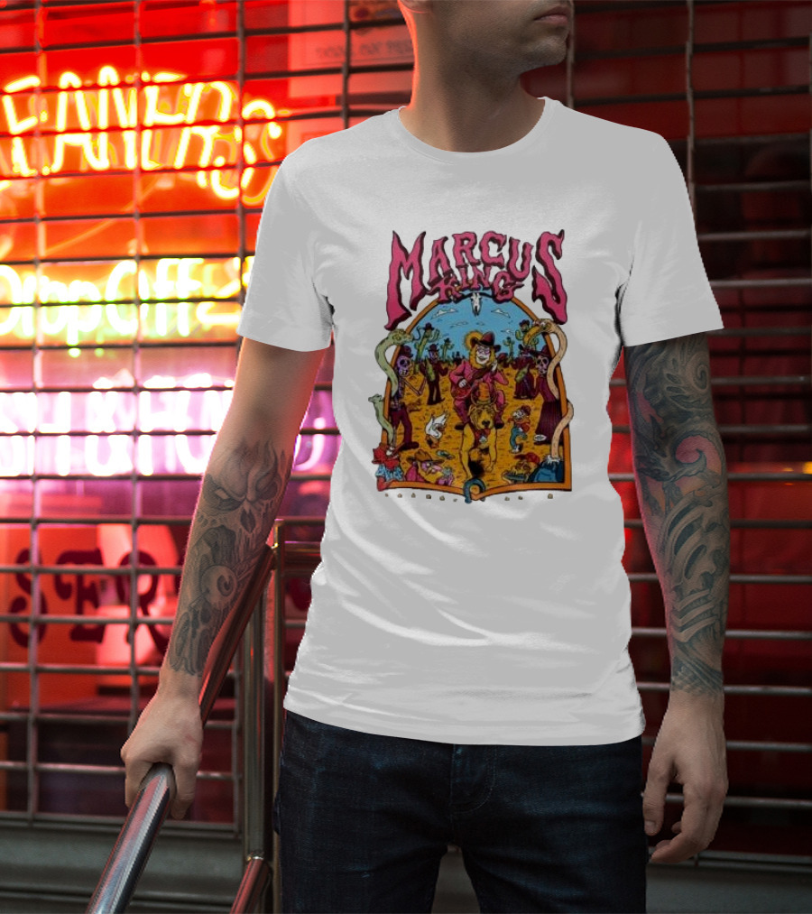 Marcus King Wild West Adventure With Cowboys And Skeletons T-Shirt