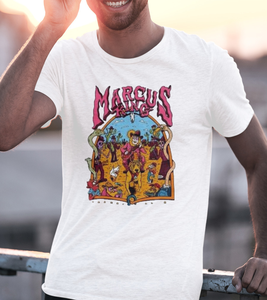 Marcus King Wild West Adventure With Cowboys And Skeletons T-Shirt