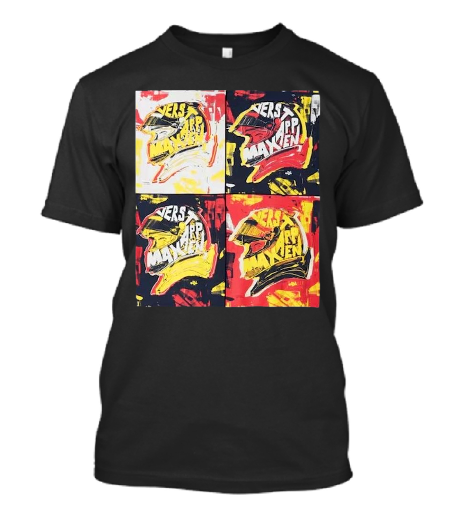 Red Bull Racing Verstappen Pop Art Helmet T-Shirt