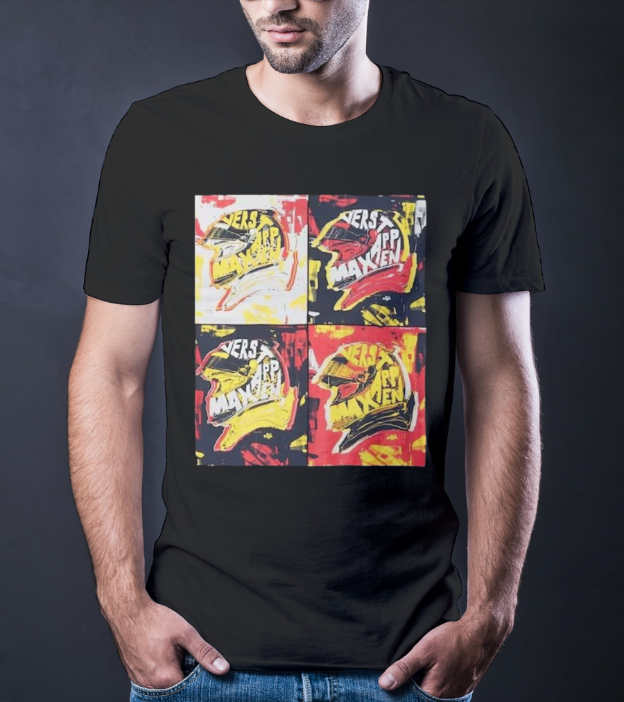 Red Bull Racing Verstappen Pop Art Helmet T-Shirt