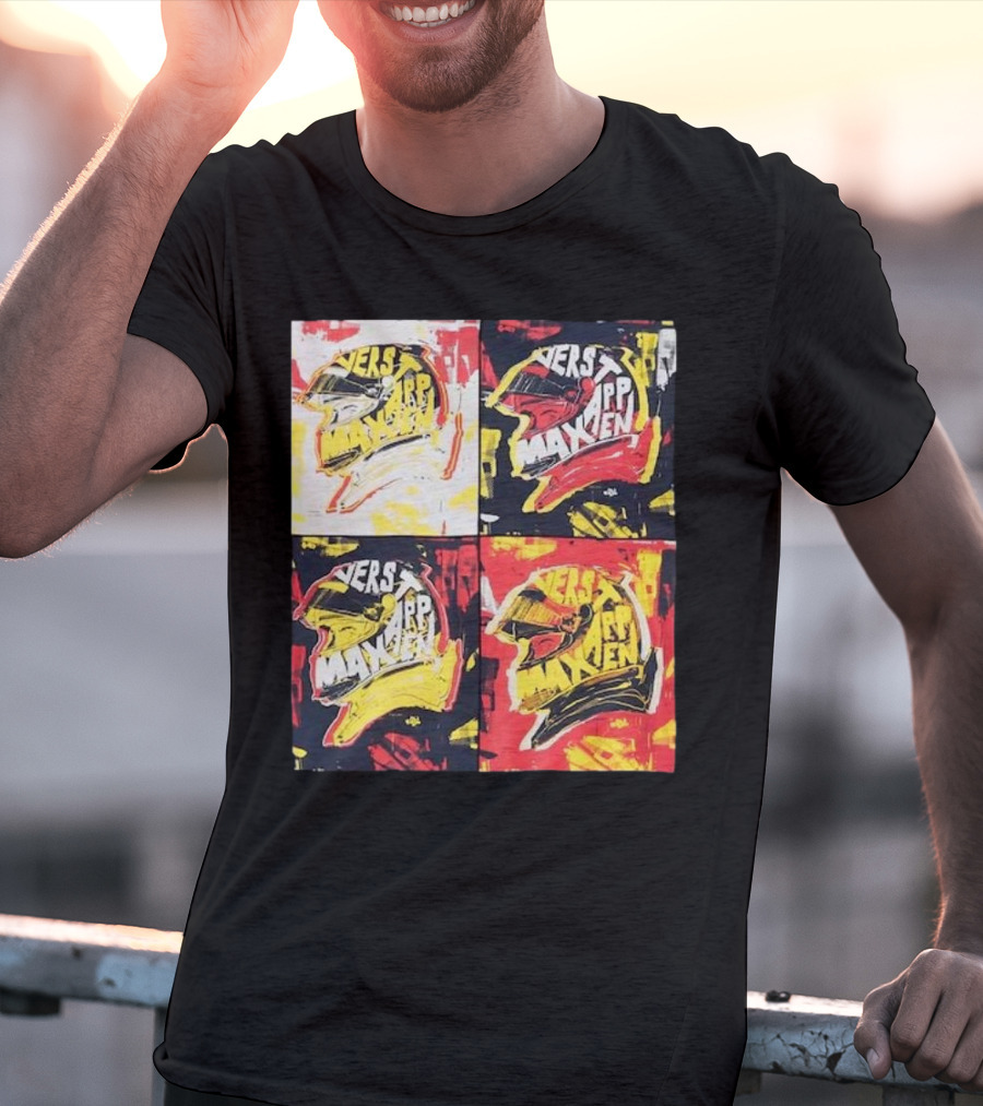 Red Bull Racing Verstappen Pop Art Helmet T-Shirt