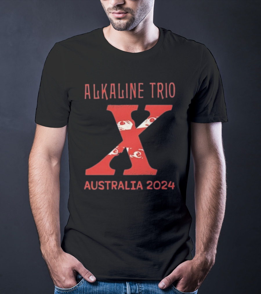 Alkaline Trio X Blood Hair Eyeballs Australia T-Shirt