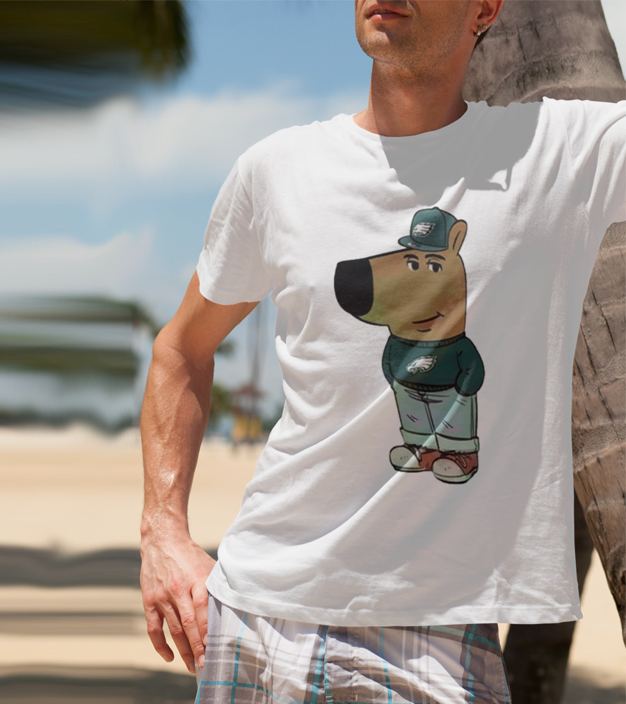 I Am Just A Chill Guy Philadelphia Eagles Character In Hat T-Shirt
