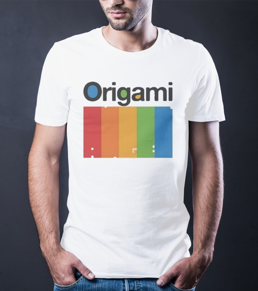 Origami Spectrum Rainbow Blocks T-Shirt