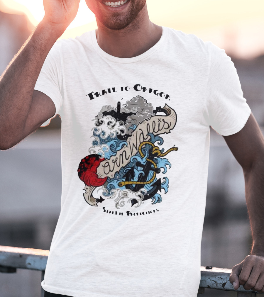 Trail To Oregon Cornwallis Ship Features T-Shirt