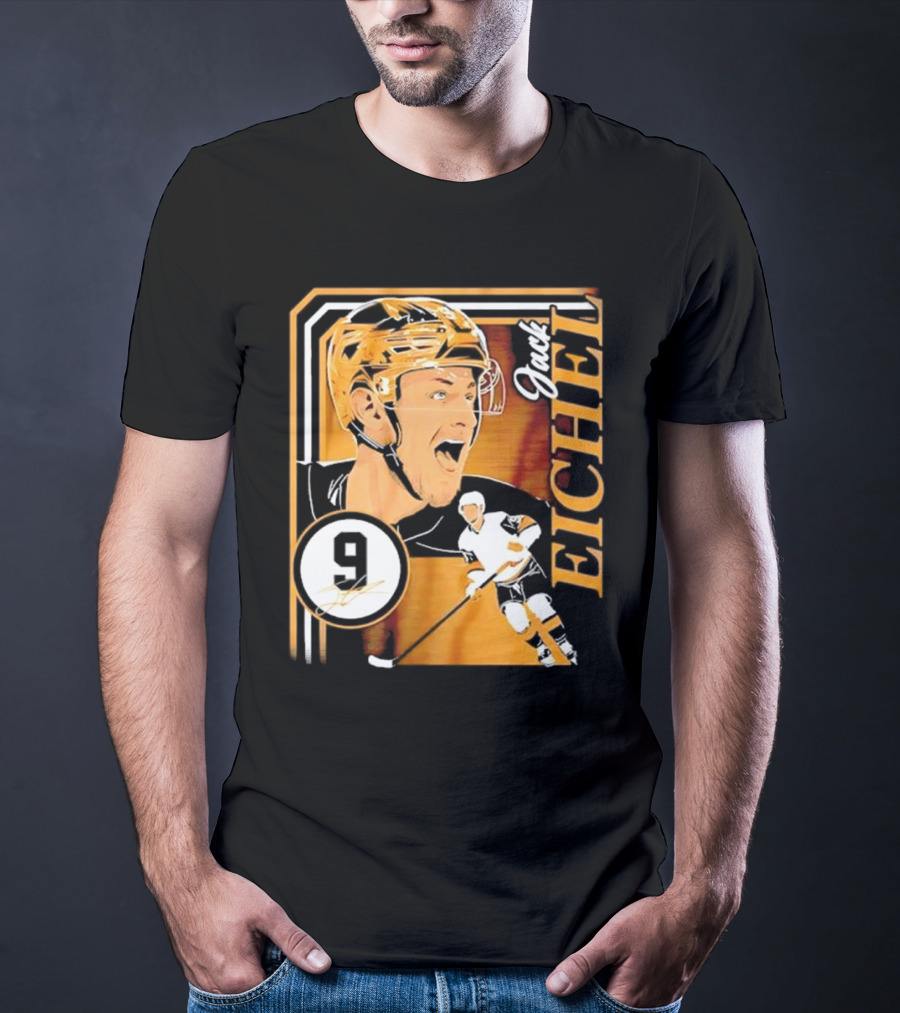 Jack Eichel Las Vegas Hockey Collage Frame T-Shirt