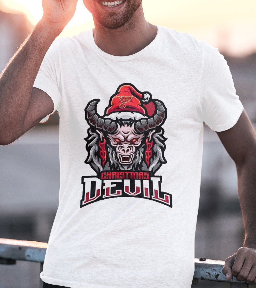 St. Louis Blues Krampus Christmas Devil NHL T-Shirt