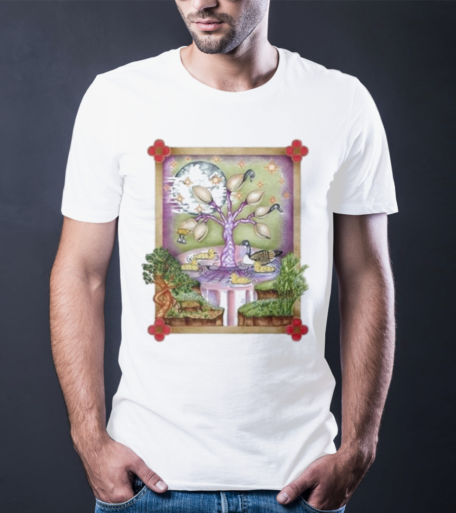 Crumbtheband Crumb Amama Enchanted Tree And Celestial Harmony T-Shirt