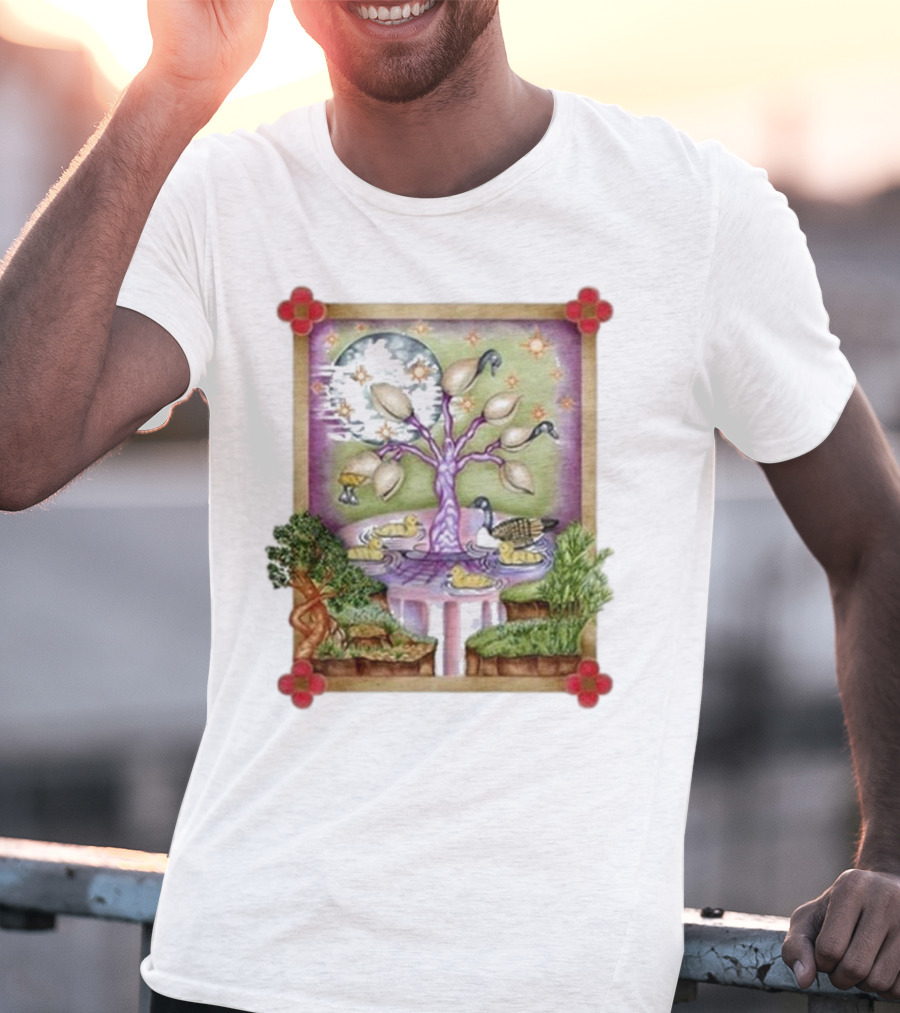 Crumbtheband Crumb Amama Enchanted Tree And Celestial Harmony T-Shirt