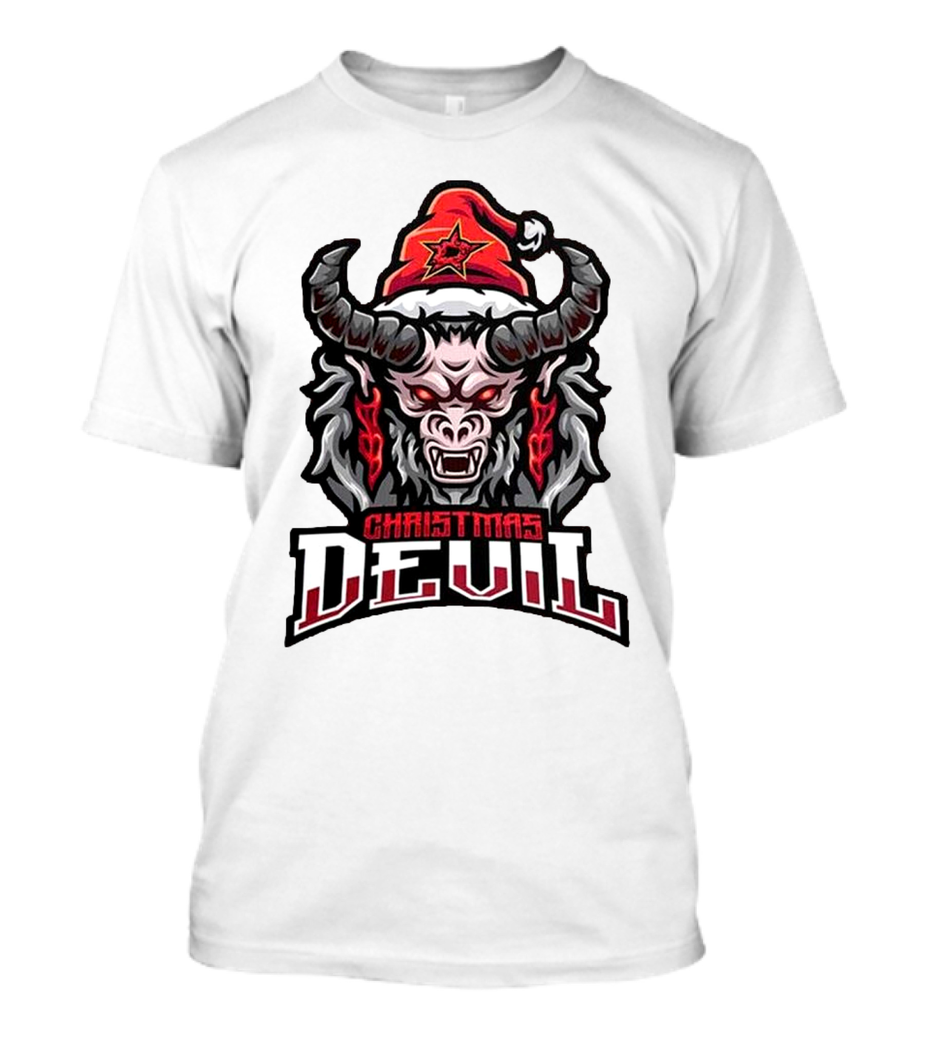 Dallas Stars NHL Krampus Christmas Devil Hockey T-Shirt