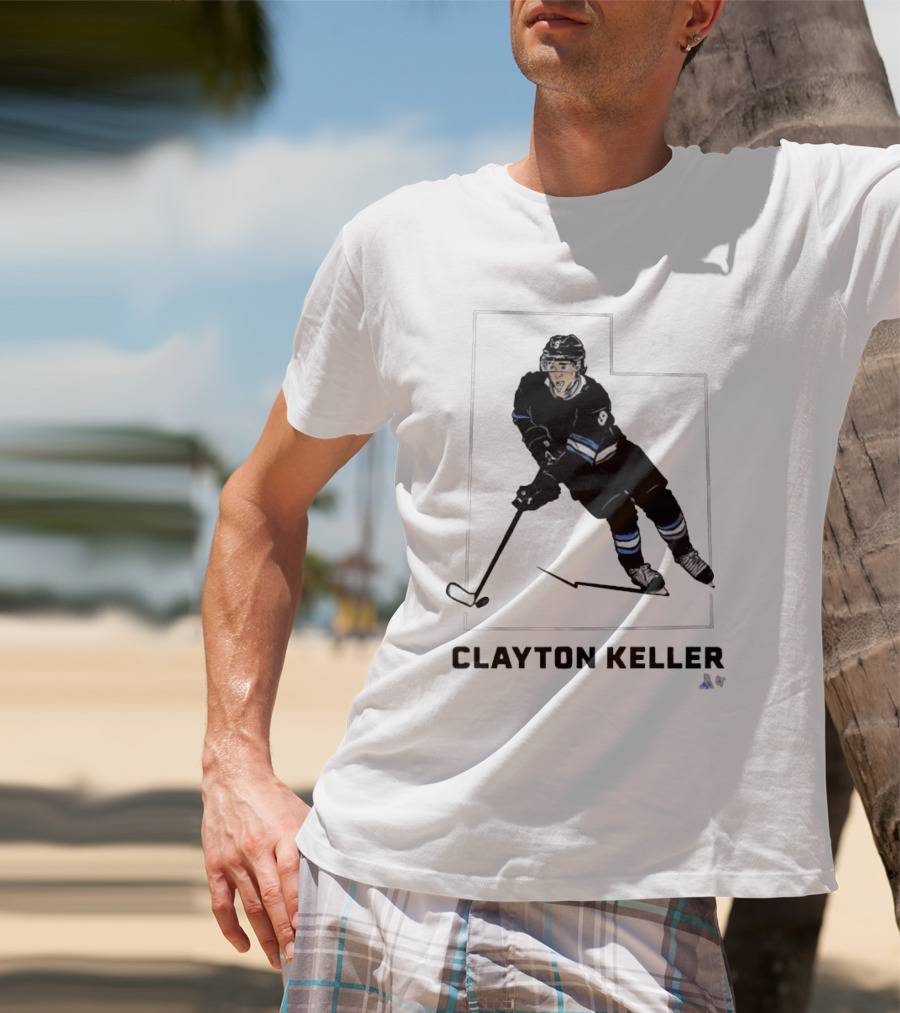 Clayton Keller Hockey Star In State Outline T-Shirt