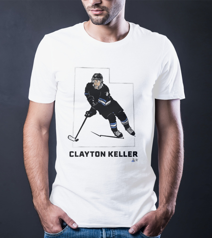 Clayton Keller Hockey Star In State Outline T-Shirt
