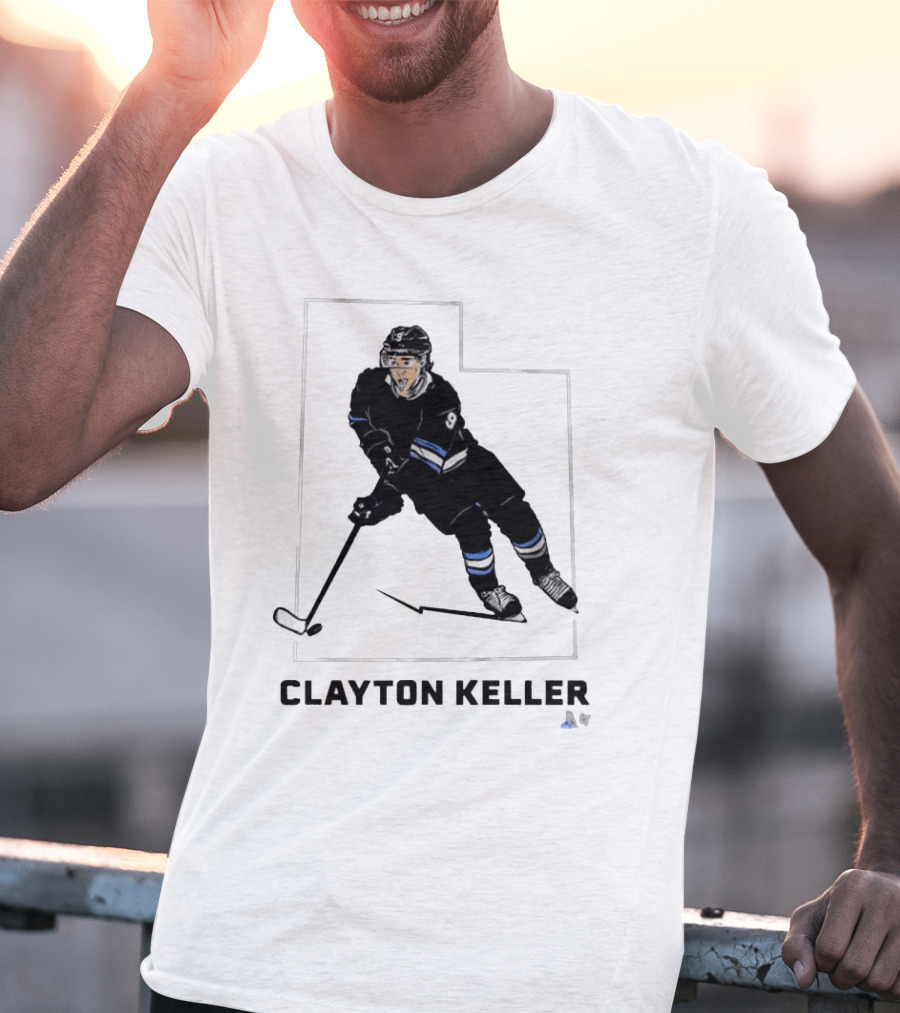 Clayton Keller Hockey Star In State Outline T-Shirt